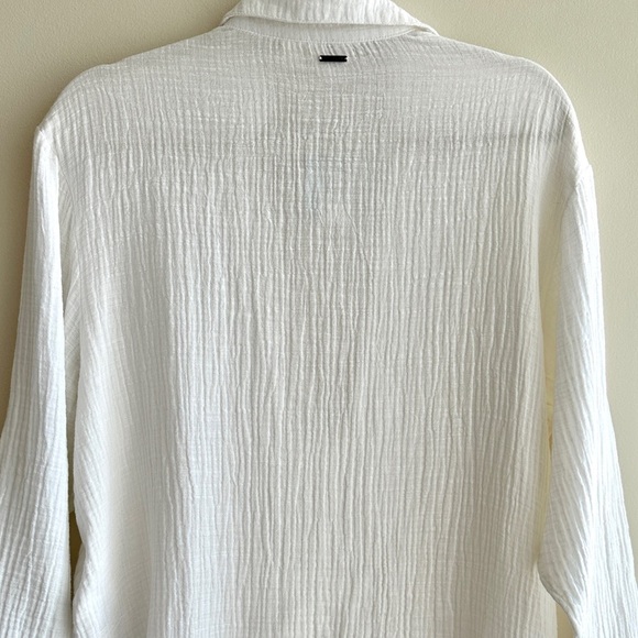 Roxy Summer Limonade White Shirt Dress for Women, Beach Coverup, Medium, NWT - Picture 15 of 16